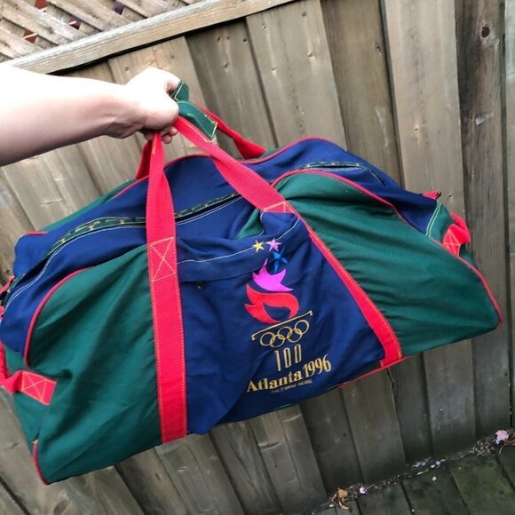 Vintage 1992 Atlanta 1996 Oylmpics Duffle Bag - Picture 8 of 13